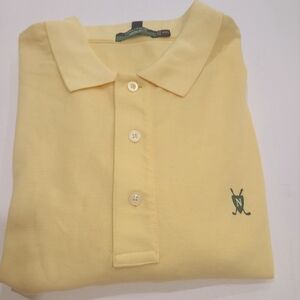 Nautica Golf  Yellow Polo Shirt Men's Sz.XXL